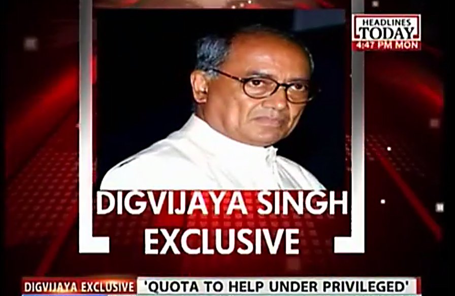Headlines Today | Digvijaya Singh : Digvijaya Singh exclusive on Rahul Gandhi's temperament