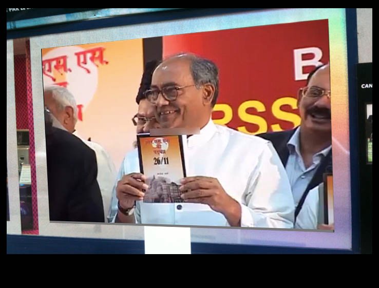 Digvijay Singh launches Hindi Version of Book - RSS Conspiracy 26/11