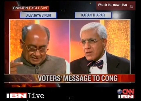 Digvijaya Singh refuses to blame party Vice President Rahul Gandhi for the election debacle